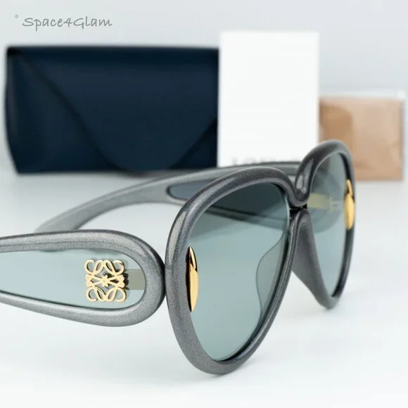 Loewe Men Sunglasses Grey Blue Mirror Pilot LW40132I 05X NEW  display picture 2